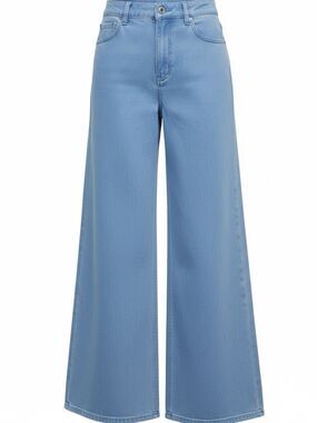 Universal Thread Women's Size 10 Sailor Wide Leg Jeans High Rise Blue